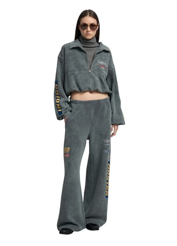 Replay KRATKI SWEATSHIRT S VISOKIM OVRATNIKOM  - 1