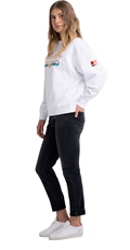 BIJELI SWEATSHIRT S WONDER WOMAN NATPISOM  - 4