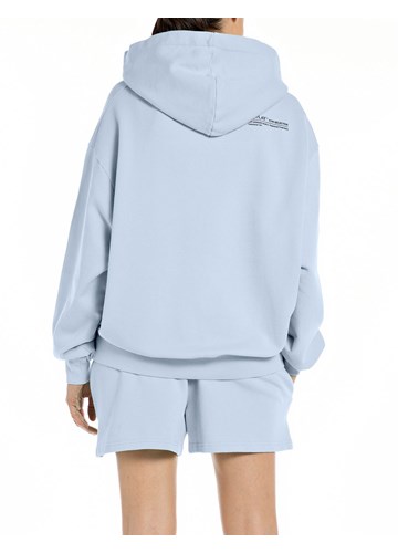 Replay ŽENSKI SWEATSHIRT OPUŠTENOG KROJA U PLAVOJ BOJI  - 2