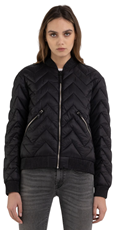 SLIM FIT BOMBER JAKNA OD RECIKLIRANOG MATERIJALA - 2