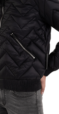 SLIM FIT BOMBER JAKNA OD RECIKLIRANOG MATERIJALA - 5
