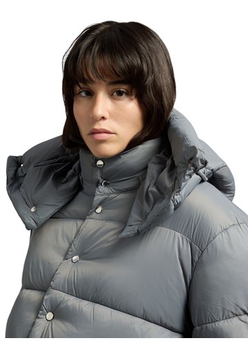 Replay SIVA PODSTAVLJENA JAKNA S VISOKIM OVRATNIKOM - 5