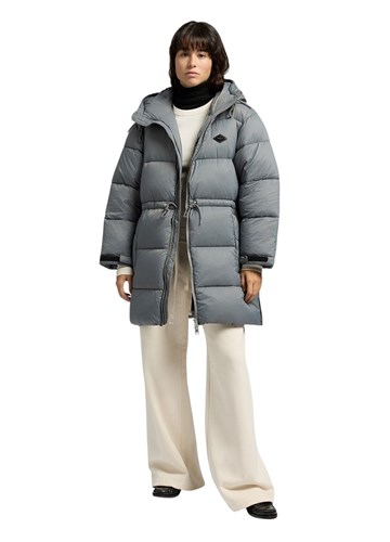 Replay SIVA PODSTAVLJENA PARKA S VISOKIM OVRATNIKOM - 1