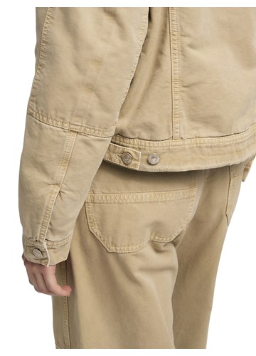 Replay CASUAL CROPPED JAKNA U BEŽ BOJI S UMJETNIM KRZNOM  - 7 Replay CASUAL CROPPED JAKNA U BEŽ BOJI S UMJETNIM KRZNOM  - 7