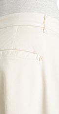 KREM BIJELE ŠIROKE CHINO HLAČE OD KEPERA - 5