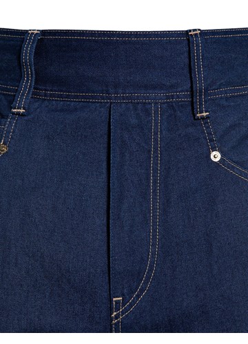 Replay ŽENSKE TAMNOPLAVE WIDE LEG TRAPERICE S UKRASNIM GUMBIMA - 5