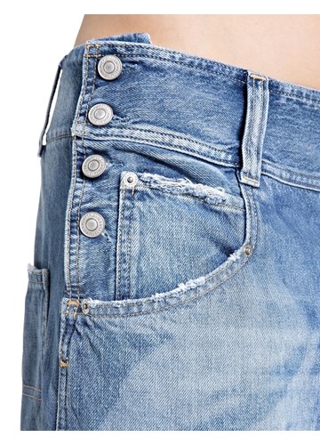 Replay ŽENSKE WIDE LEG JEANS HLAČE S CVJETNIM UZORKOM - 7