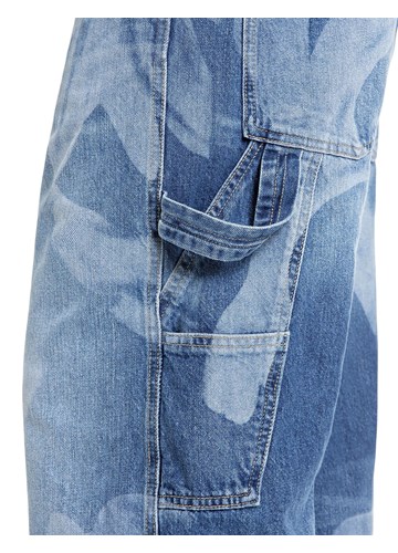 Replay ŽENSKE WIDE LEG JEANS HLAČE S CVJETNIM UZORKOM - 8