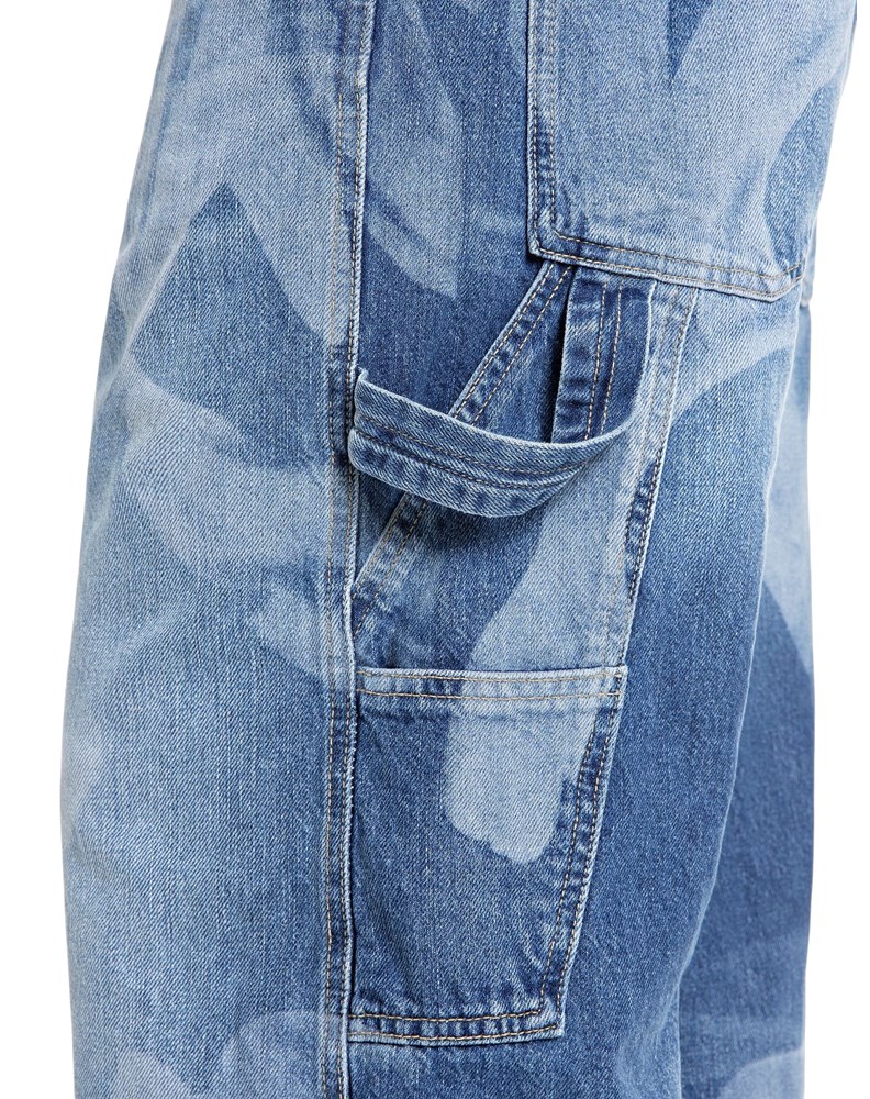 Replay ŽENSKE WIDE LEG JEANS HLAČE S CVJETNIM UZORKOM - 8