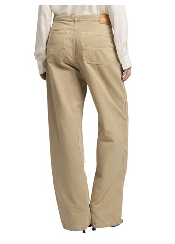 Replay RELAXED FIT PAMUČNE HLAČE U BEŽ BOJI - 3 Replay RELAXED FIT PAMUČNE HLAČE U BEŽ BOJI - 3