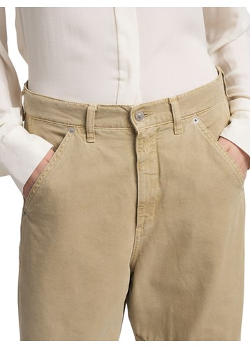 Replay RELAXED FIT PAMUČNE HLAČE U BEŽ BOJI - 5 Replay RELAXED FIT PAMUČNE HLAČE U BEŽ BOJI - 5