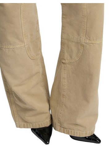 Replay RELAXED FIT PAMUČNE HLAČE U BEŽ BOJI - 6 Replay RELAXED FIT PAMUČNE HLAČE U BEŽ BOJI - 6