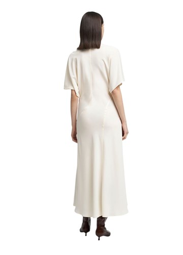 Replay KREM BIJELA MIDI HALJINA OD POLI SATENA - 2