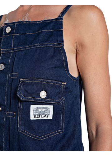 Replay MAXI HALJINA OD MJEŠAVINE TRAPERA I LANA - 4