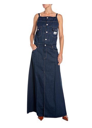 Replay MAXI HALJINA OD MJEŠAVINE TRAPERA I LANA - 1