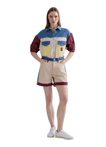 Replay  W9ZERO1 KRATKE HLAČE S UMECIMA WLY9Z1 10375 - 1