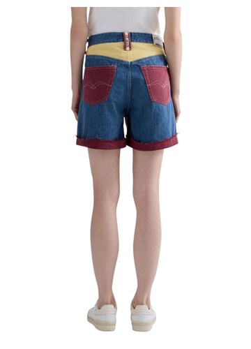 Replay  W9ZERO1 KRATKE HLAČE S UMECIMA WLY9Z1 10375 - 3