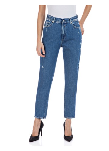 Replay KILEY HIGH WAIST TAPERED FIT JEANS WA434 108 797 - 1