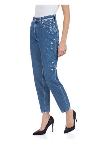 Replay KILEY HIGH WAIST TAPERED FIT JEANS WA434 108 797 - 2