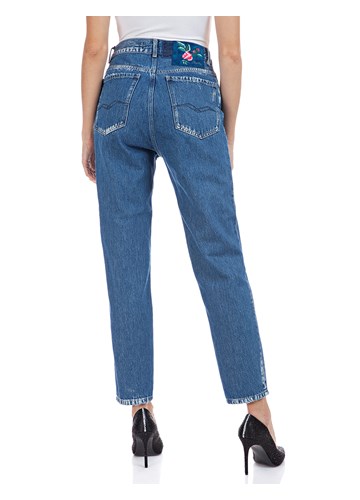Replay KILEY HIGH WAIST TAPERED FIT JEANS WA434 108 797 - 3