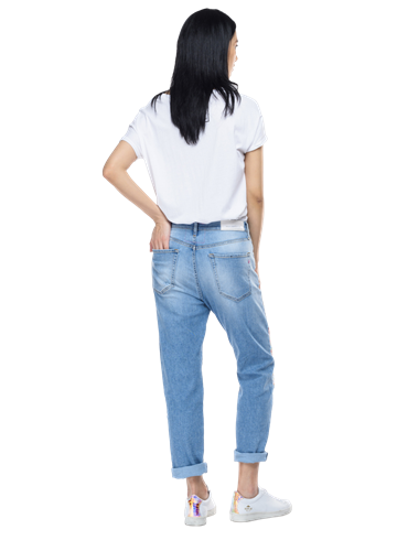 Replay LEONY RELAXED FIT ROSE LABEL JEANS WA454T 509 949 - 3