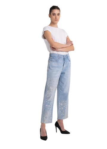 Replay WIDE LEG FIT HEVELEEN JEANS WA488P 519 47D - 1