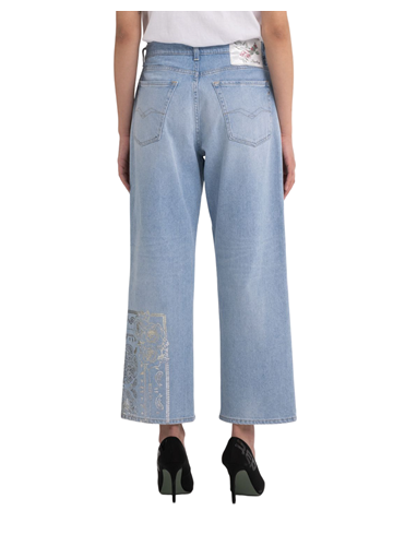 Replay WIDE LEG FIT HEVELEEN JEANS WA488P 519 47D - 3