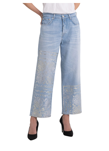 Replay WIDE LEG FIT HEVELEEN JEANS WA488P 519 47D - 4