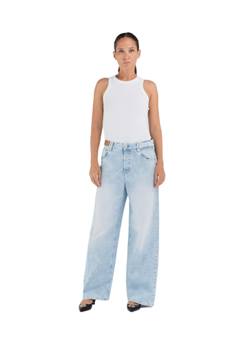 Replay CARY WIDE LEG FIT JEANS WA517 773 65C - 1