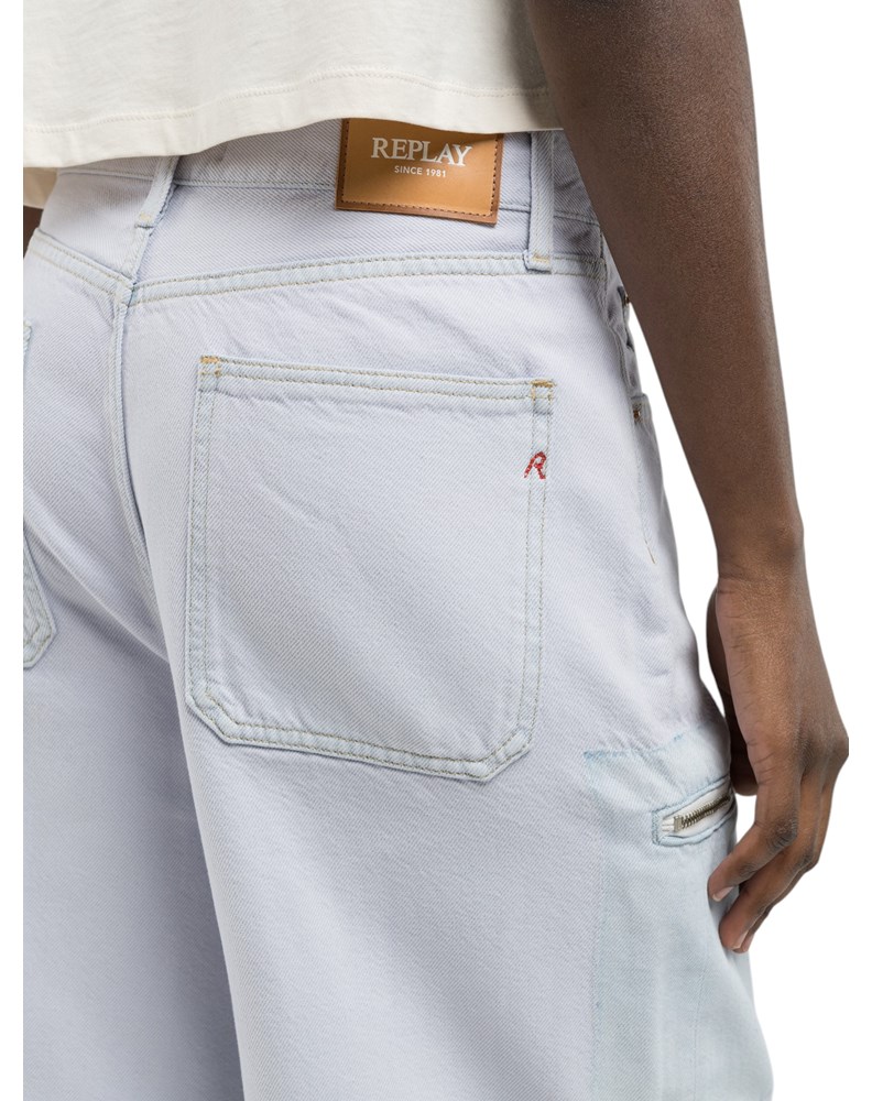 Replay SVANNA WIDE LEG JEANS WA538 872 897 - 7
