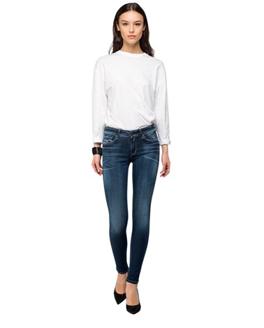 Replay new luz hyperflex skinny fit jeans wh689  661 a04