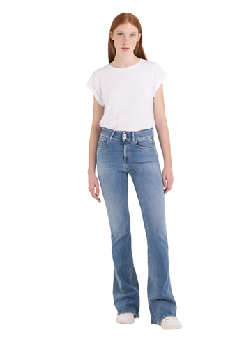 Replay NEW LUZ BOOTCUT FLARE FIT JEANS WLW689 69D 439 - 1