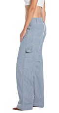 WIDE-LEG JEANS HLAČE W8238  649 191 - 4