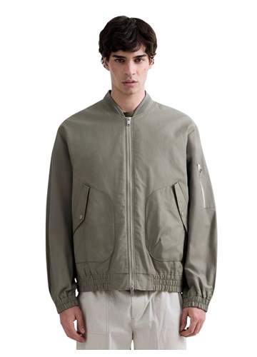 Replay ZELENA BOMBER JAKNA OD KEPERA S IZVEZENIM NATPISOM - 2