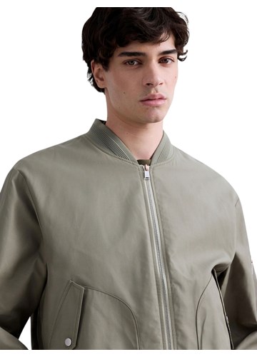 Replay ZELENA BOMBER JAKNA OD KEPERA S IZVEZENIM NATPISOM - 5