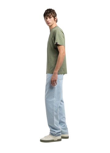 Replay ZELENA DRES MAJICA S NATPISOM REPLAY DENIM GOODS 1981 - 4