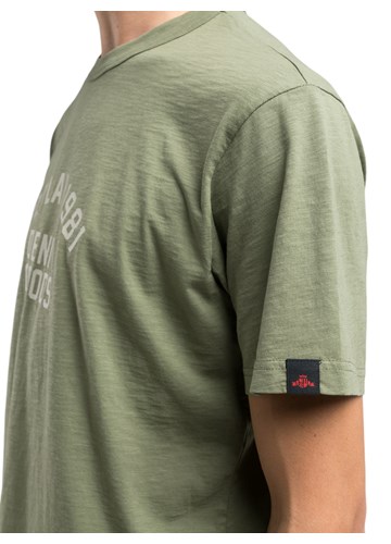 Replay ZELENA DRES MAJICA S NATPISOM REPLAY DENIM GOODS 1981 - 6
