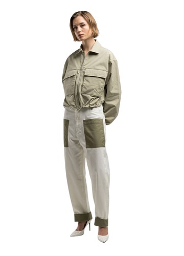 Replay ZELENA KRATKA JAKNA S VELIKIM DŽEPOVIMA - 5 Replay ZELENA KRATKA JAKNA S VELIKIM DŽEPOVIMA - 5