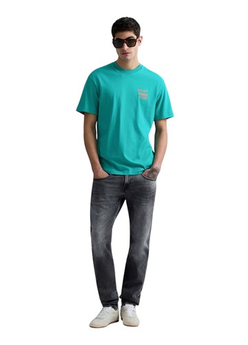 Replay ZELENA MAJICA OPUŠTENOG KROJA S PRINTOM SICILIA - 1