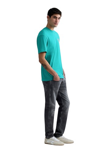 Replay ZELENA MAJICA OPUŠTENOG KROJA S PRINTOM SICILIA - 4