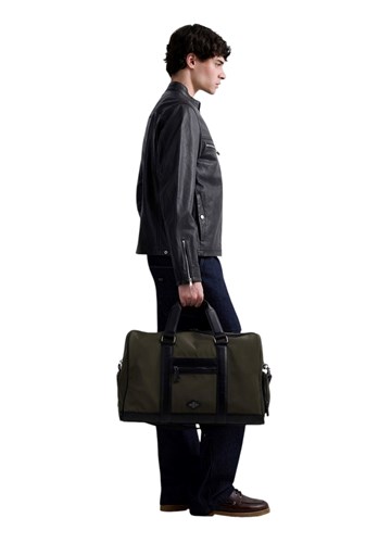 Replay ZELENA NAJLONSKA PUTNA TORBA S LOGOTIPOM U OBLIKU DIJAMANTA - 4