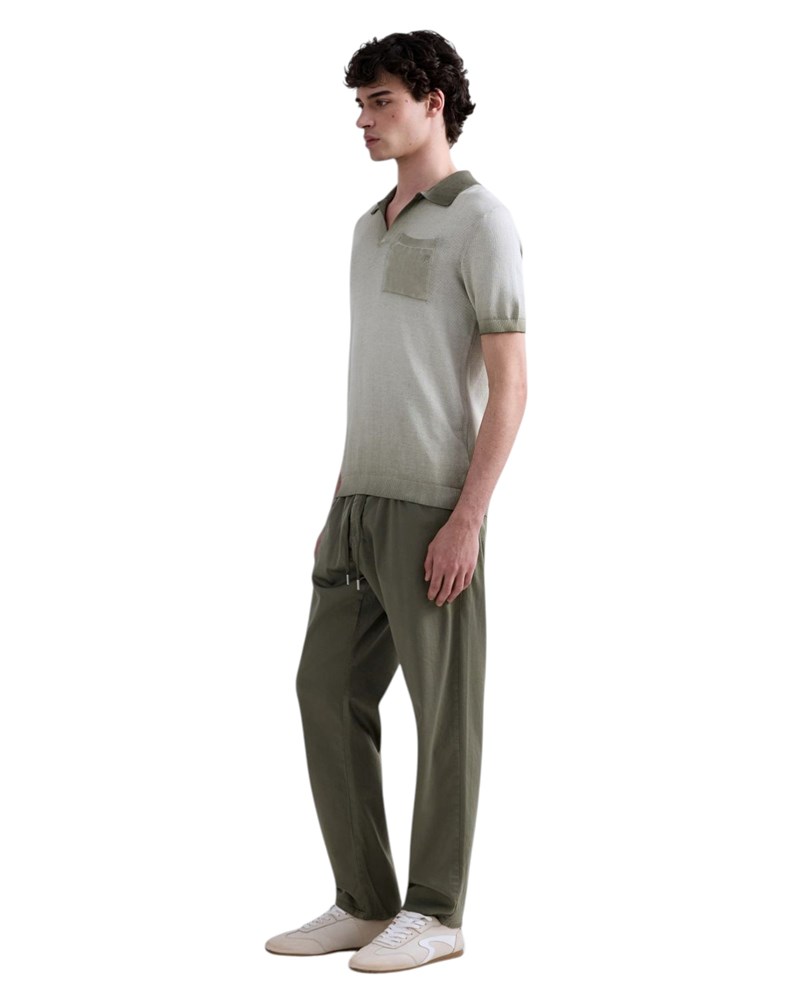 Replay ZELENA PLETENA POLO MAJICA S OMBRE EFEKTOM - 4