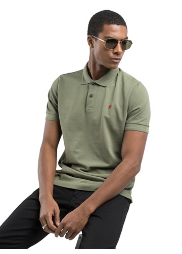 Replay ZELENA POLO MAJICA S KONTRASTNIM MINI LOGOM - 2