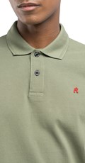 ZELENA POLO MAJICA S KONTRASTNIM MINI LOGOM - 5