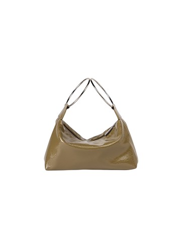 Replay ZELENA TORBA OD UMJETNE LAK KOŽE S NAGUŽVANIM EFEKTOM - 3