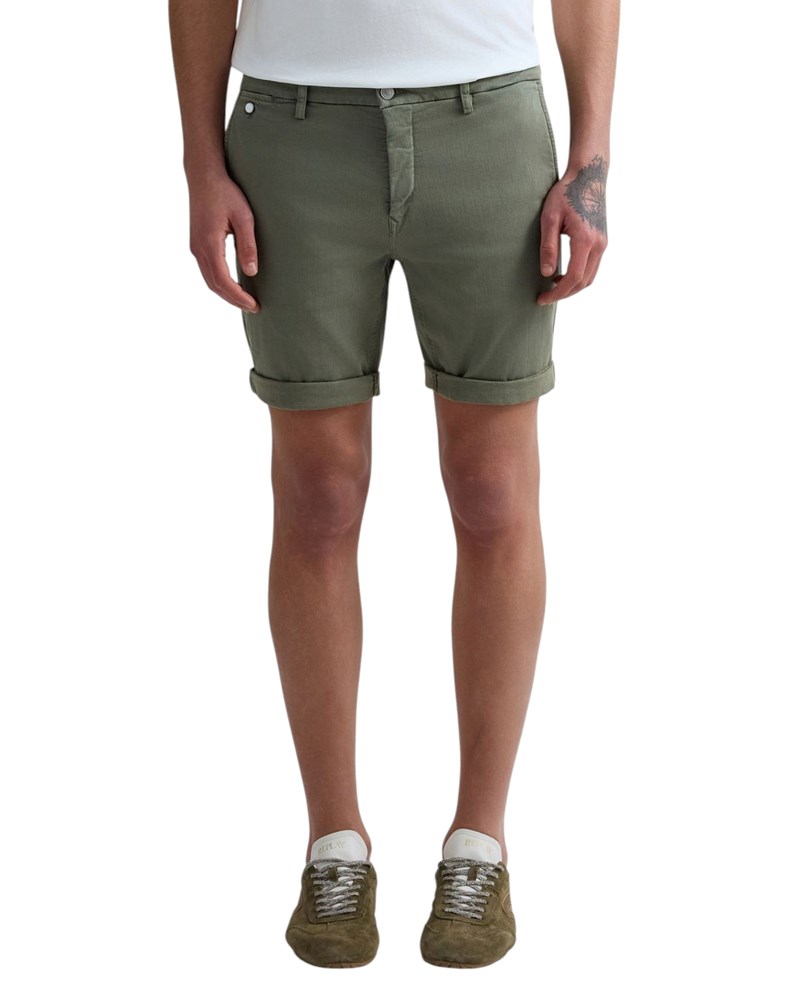 Replay ZELENE BENNI REGULAR FIT KRATKE HLAČE M9782E 8366197 - 2