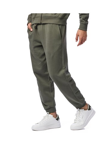 Replay ZELENI PAMUČNI DONJI DIO TRENIRKE S LOGOTIP ETIKETOM - 3