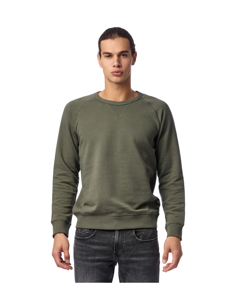 Replay ZELENI SWEATSHIRT S DETALJEM NA OVRATNIKU - 2