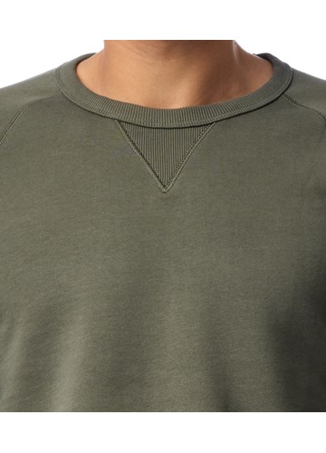 Replay ZELENI SWEATSHIRT S DETALJEM NA OVRATNIKU - 5