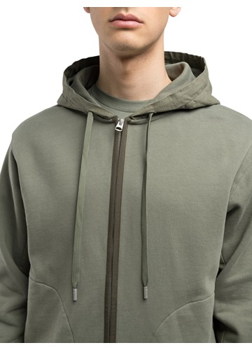 Replay ZELENI HOODIE S ISPISOM SLOVA NA RUKAVU - 3